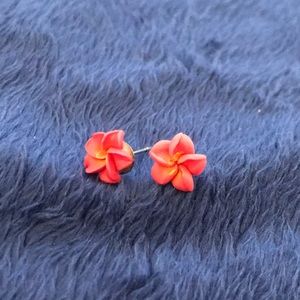 Plumeria Earrings